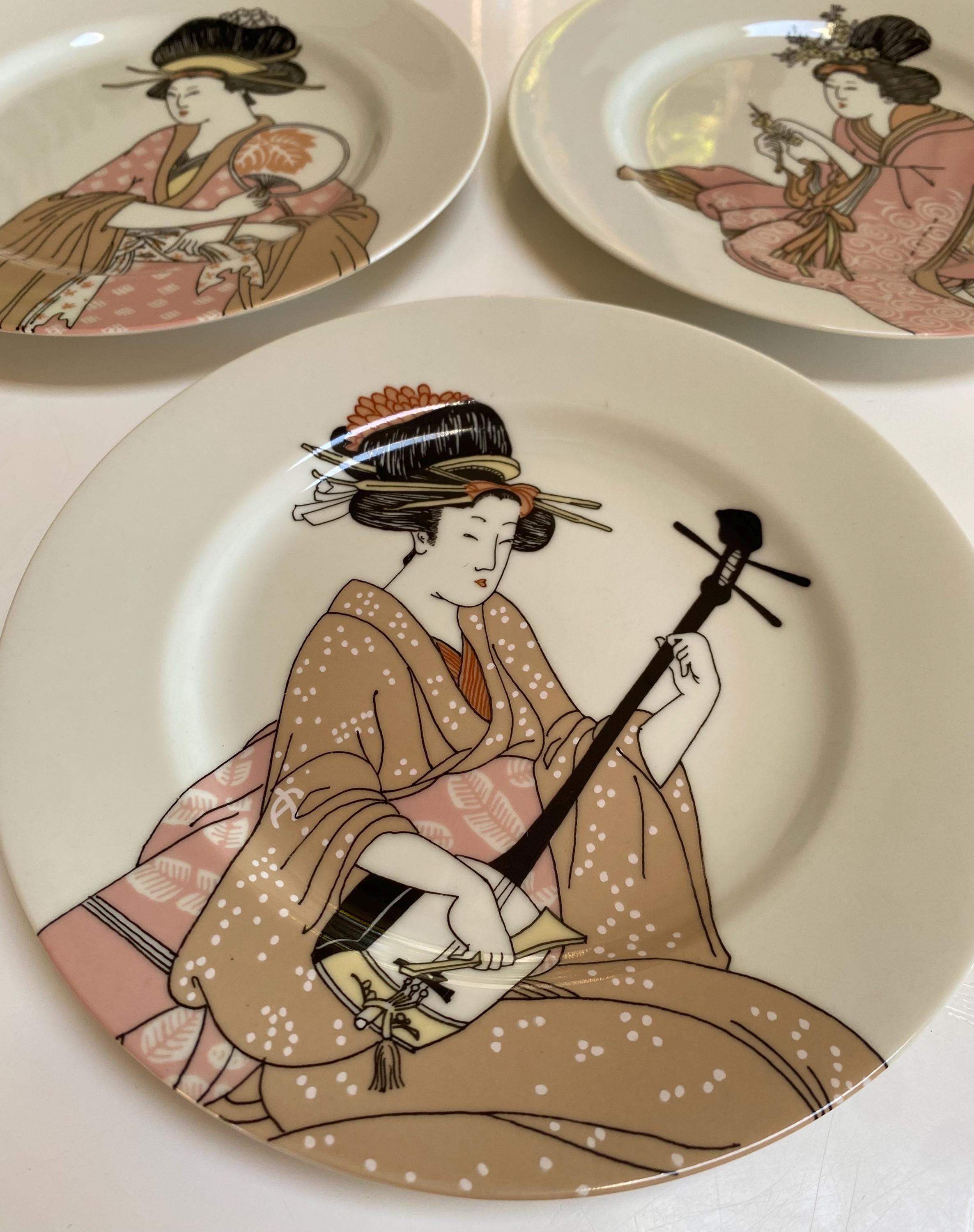 Fitz and Floyd Japan Plate - Etsy
