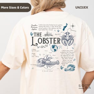 Comfort Colors Vintage Lobster Biology Facts Shirt, Fishermen Aesthetic, Lobster Shirt, Lobster Gift, Beach Vibe, Coastal Vibe, LobsterLover