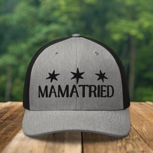 Embroidered Mama Tried Hat, mama tried trucker hat, trendy western hat, country concert hat, summer hat, rodeo hat, gift for her, cowboy hat