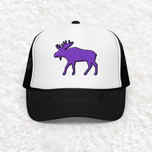 帽子 moose's NO MAKEUP DAY cap Women's Moose Hat, Embroidered Baseball Cap With Small Moose