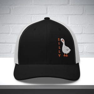 Embroidered Silly Goose Hat, silly goose trucker hat, silly goose dad hat, gift for her, certified silly goose, funny gag gift, friend gift