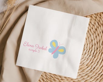 Butterfly napkins