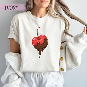 Vintage Cherry Shirt, Cherry Tee, Fruit tshirt, Summer Shirt, Food lover gift, Foodie, Cherry Lover Gift, Retro Cherry Shirt, Cherries Tee