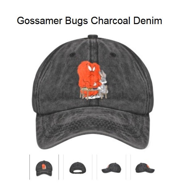 Gossamer Bugs Charcoal Denim Cap
