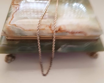 Vintage Gold-colored Chain - Link Chain, 18 inches