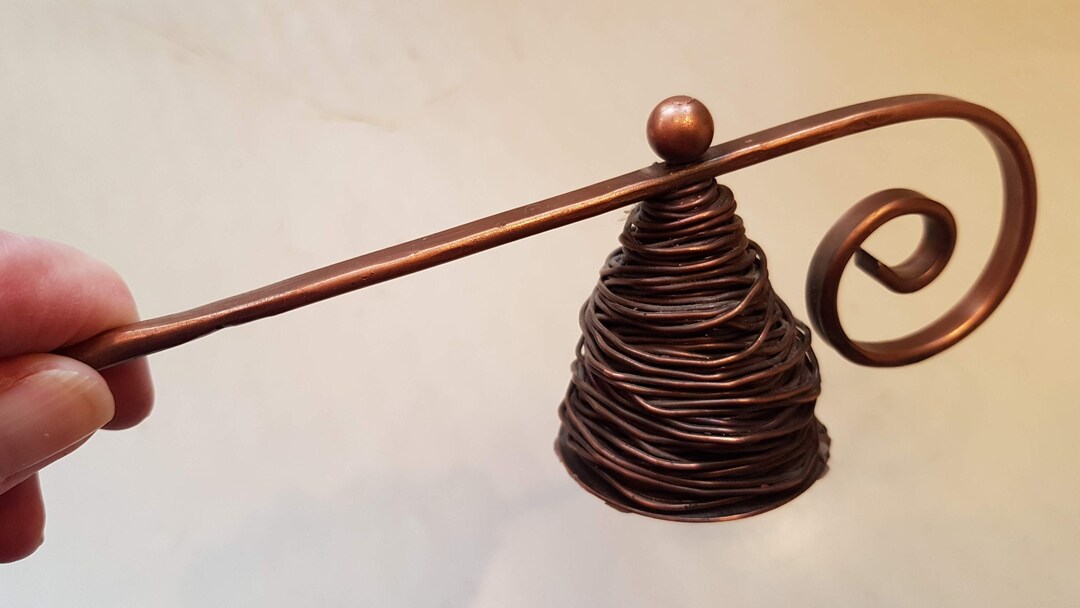 Vintage Copper Candle Snuffer Wound Wire Style Candle Etsy