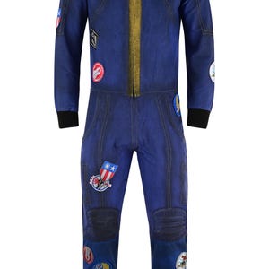 Inspired by Fallout &quot;Vault 101 Jumpsuit - Fallout hand Distressed Suit