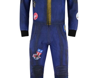 &quot;Inspiriert von &quot;&quot;Fallout&quot;&quot; Vault 101 Jumpsuit - Fallout Hand Distressed Suit