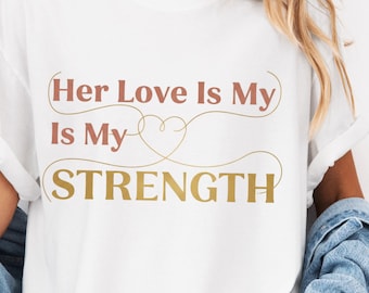 Mother's Love Typography SVG PNG | Inspirational Quote (Digital Download)