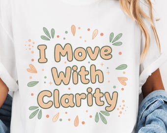 Clarity Affirmation Print – Gentle Mental Health Wall Art (PNG SVG Digital Download)