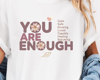 Self Love Quote, Floral Typography, Affirmation Wall Art (PNG SVG Digital Download)