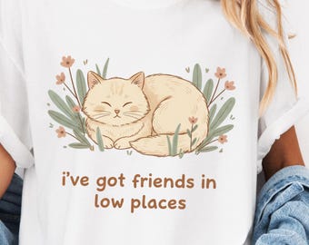 Cozy Cat Affirmation Art | Mental Health Illustration (SVG PNG Digital Download)