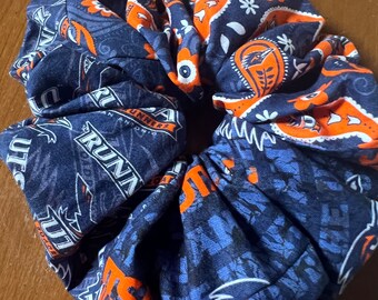 Texas Size UTSA Multi Fabric Scrunchie Go Roadrunners