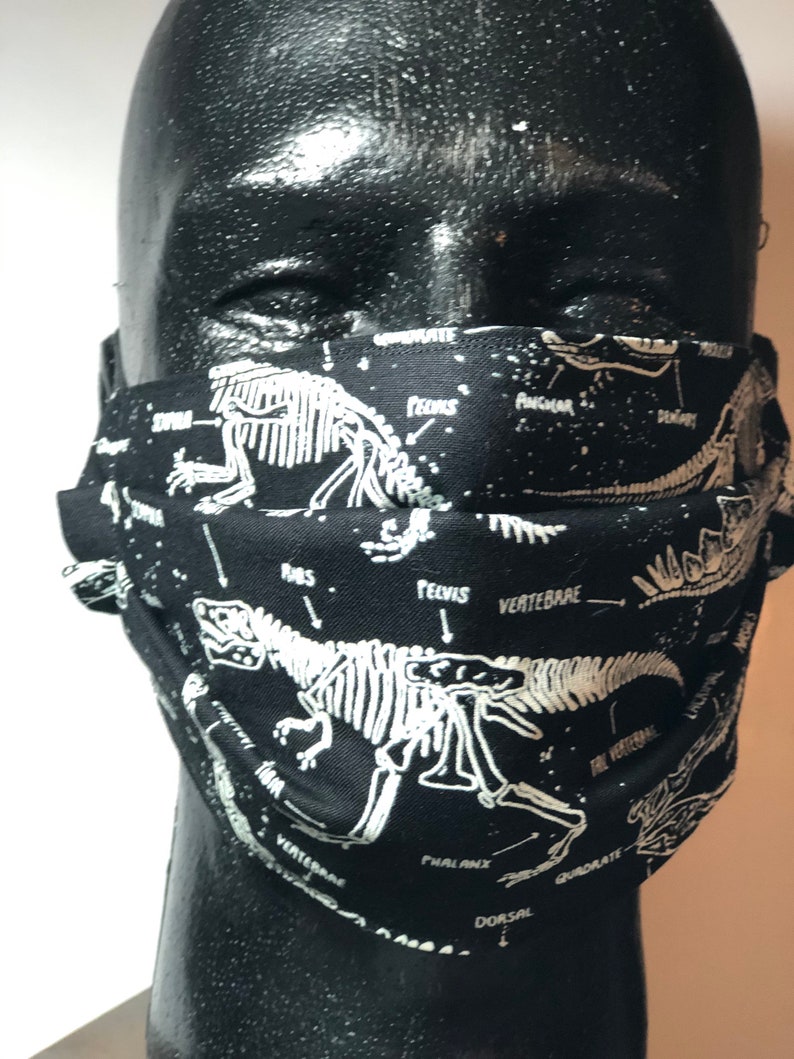 Dinosaurs Glow In The Dark face mask