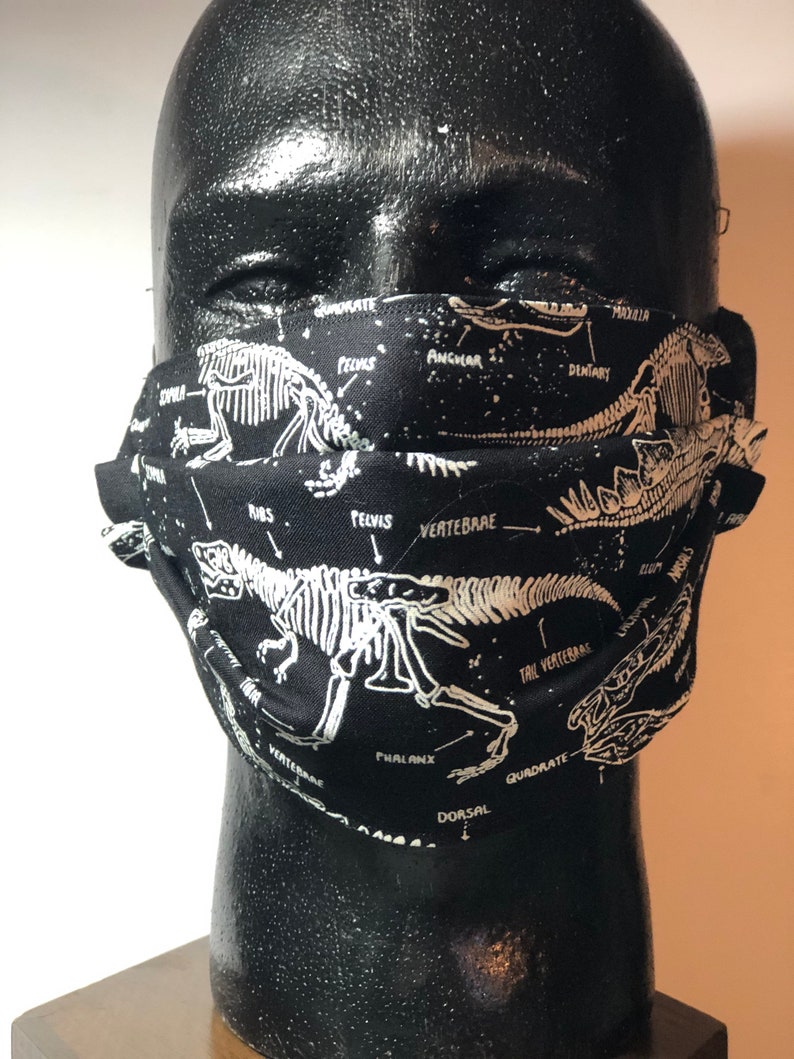 Dinosaurs Glow In The Dark face mask