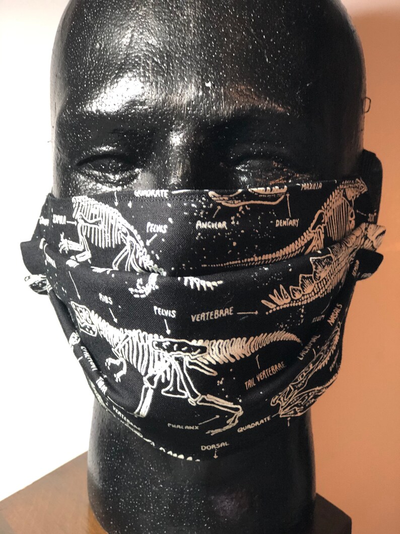 Dinosaurs Glow In The Dark face mask