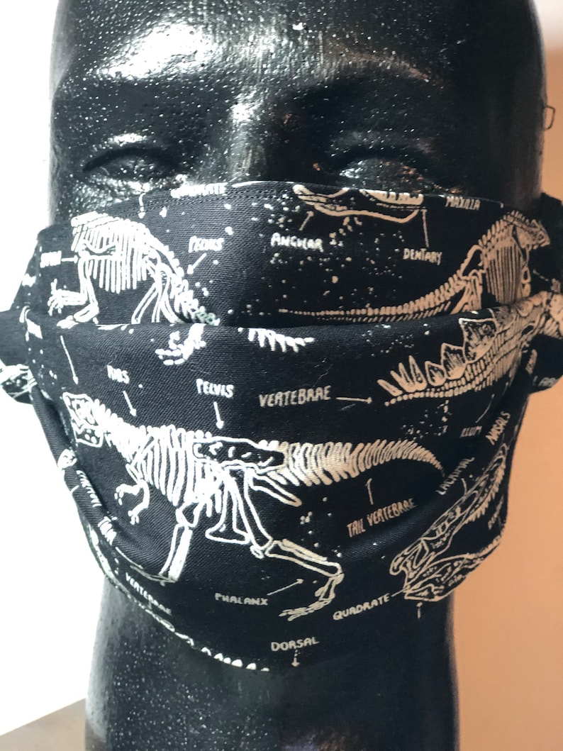 Dinosaurs Glow In The Dark face mask