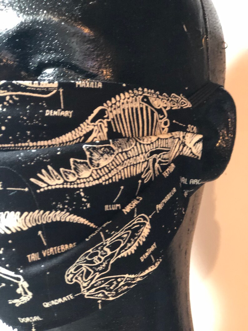 Dinosaurs Glow In The Dark face mask