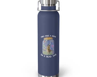 Gourde Gumbus Bug Jar en cuivre, isolée sous vide, 22 oz