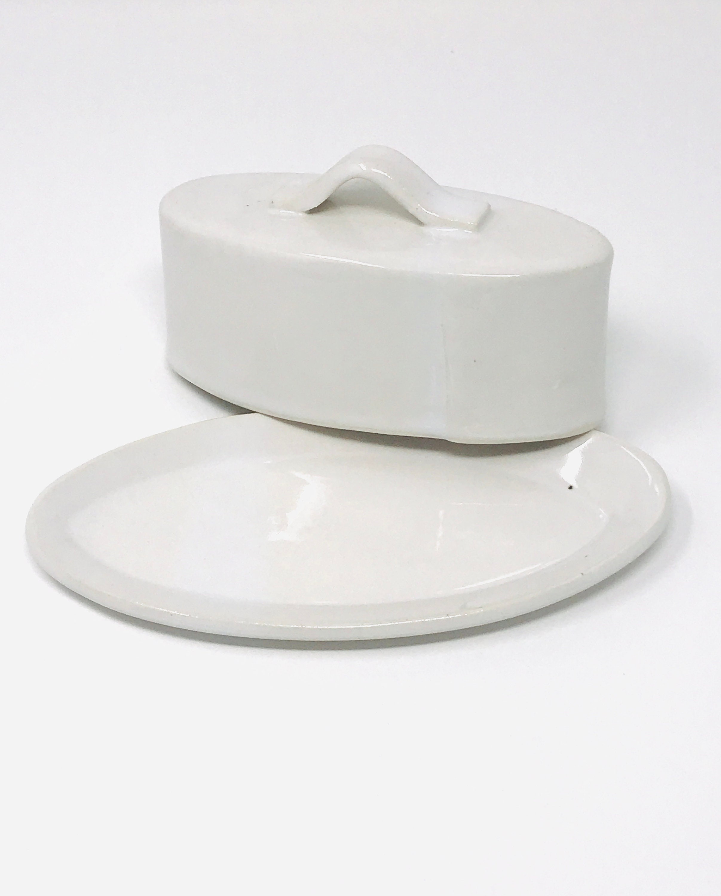 Buy Covered Ceramic Butter Dish, Mini Butter Dish, Half Stick Butter