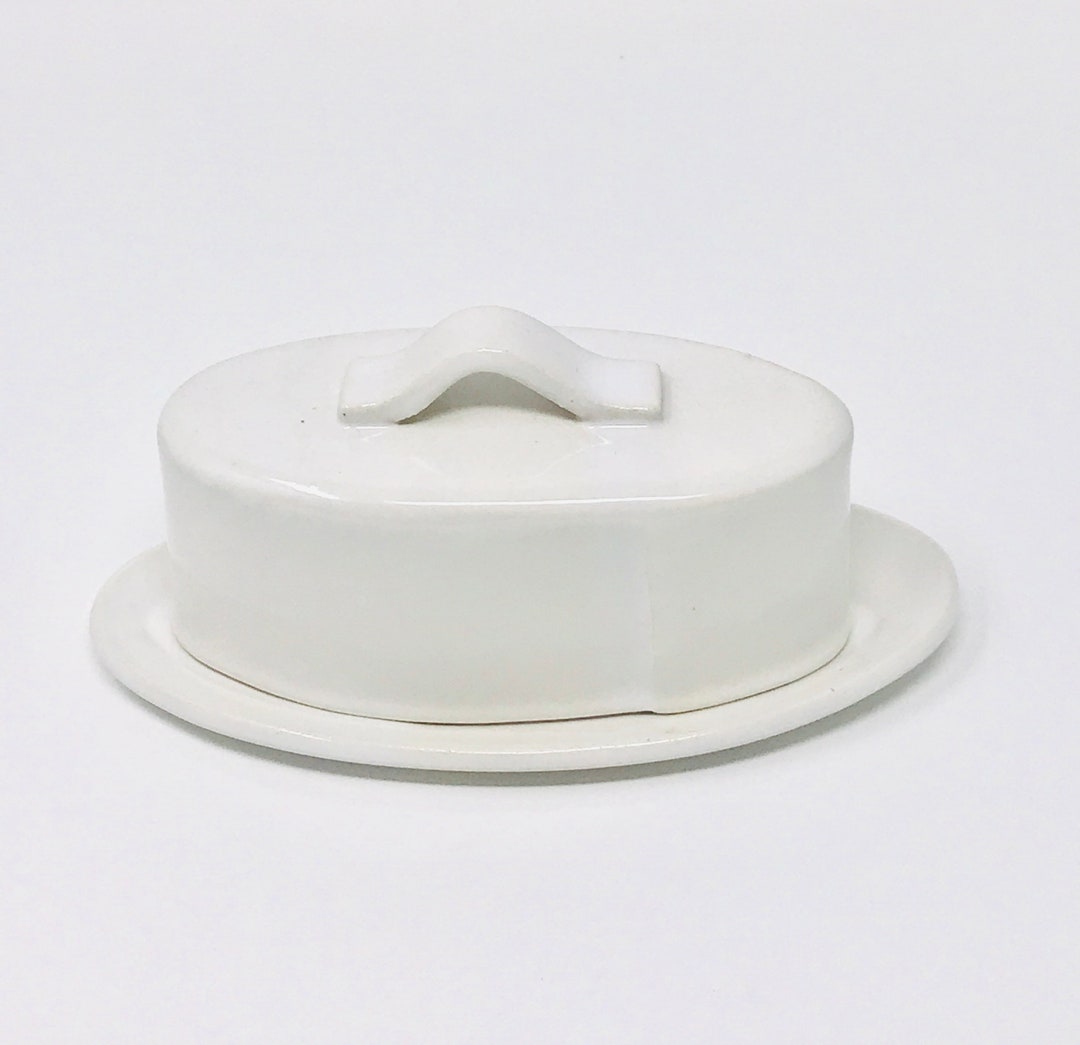 Buy Covered Ceramic Butter Dish, Mini Butter Dish, Half Stick Butter