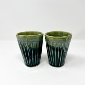 Ceramic Tumbler, Handmade Tumbler, Stoneware Tumbler, Pottery Cup, Ready to ship