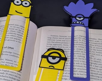 3D Minion Bookmark: Playful Plastic Book Accessory