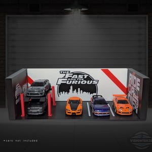 Fast & Furious 1:64 Garage Diorama