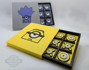 Minion-Themed Tic-Tac-Toe Travel Game