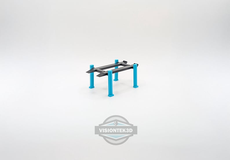 3D Printed Car Lift – 1:64 Scale Diorama, Expandable Display (2-high ...
