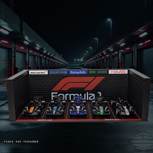F1 Themed 1:64 Garage Diorama