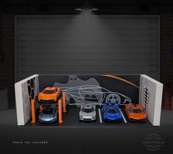 Koenigsegg 1:64 Garage Diorama