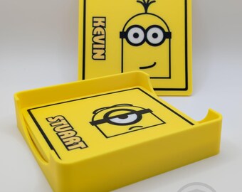 3D Printed Minion Coasters: Despicable Me Inspired Decor