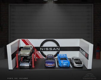 Nissan 1:64 Garage Diorama - Etsy