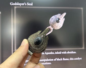 Godslayers Seal Necklace By Elden Ring ，Pendant，key chain，Gift For Gamfans