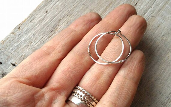 Orecchini con nodo d'amore in argento 925 - fatti a mano - Italia