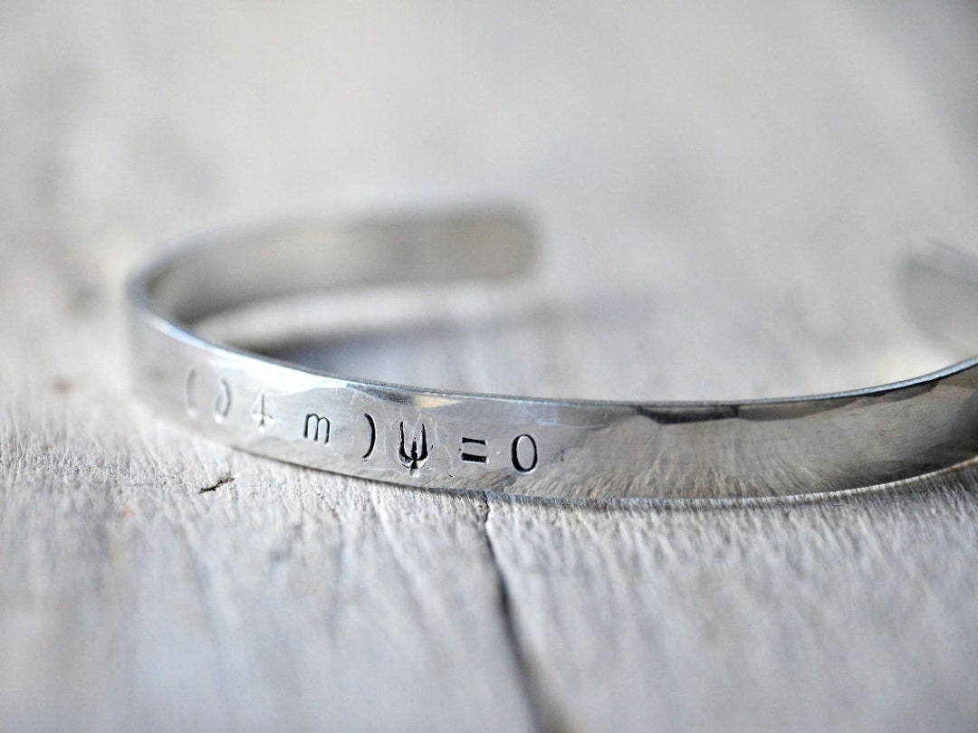 Personalized Aluminum Bangle: Custom Quote, Lyrics, Names - Etsy