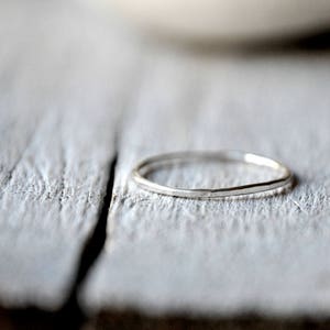 Sterling silver thin stacking ring, dainty, stackable, ring guards and spacers, made to order image 4