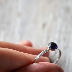 Amethyst Stacking Rings Sterling Silver Made To Order image 3