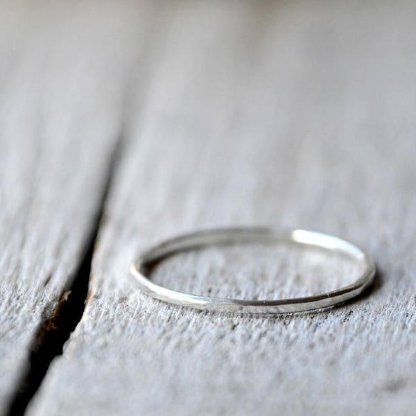 Sterling silver thin stacking ring, dainty, stackable, ring guards and spacers, made to order