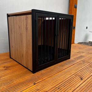 Picture of Modern Dog and House With Oak Wood and a FREE Ergonomic Cotton Cushion ...