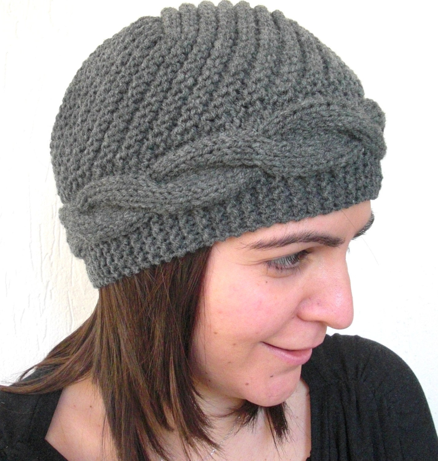 Knit Hat Pattern for Women Instant Download Knit Hat Pattern Etsy