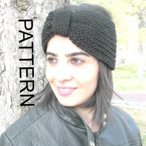 Knitting Pattern: Brioche Stitch Turban Headband (PDF Download)