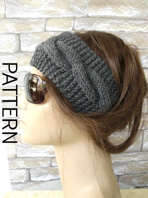 Knitting Flapper Headband PATTERN for Women , Dıy Headband Pattern ...