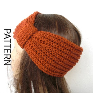 Knitting Pattern: Brioche Stitch Turban Headband (PDF Pattern)