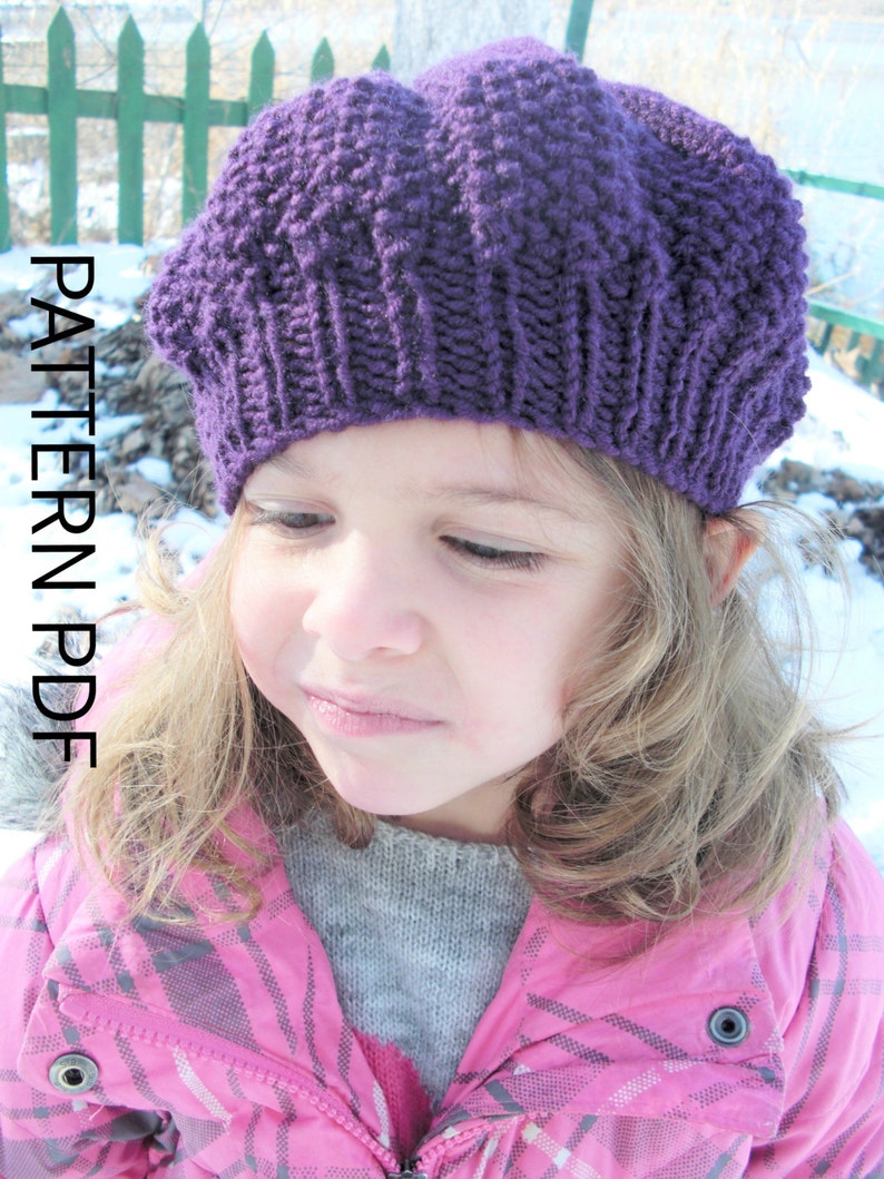 Knitting pattern hat for Toddler Child Adult sizes Etsy