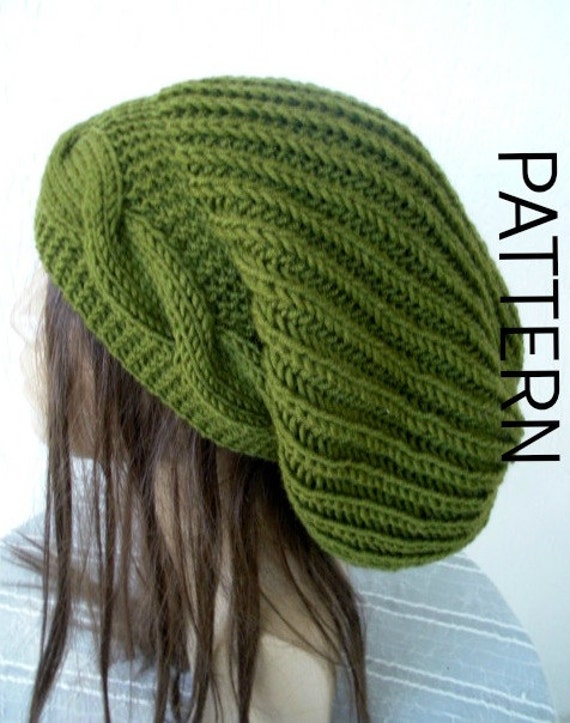women's cable knit hat pattern