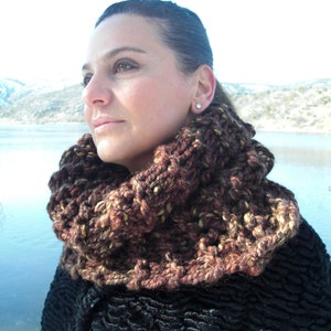 Chunky Knit Cowl Pattern: Outlander Inspired Scarf (PDF Download)