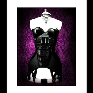 one piece garter belt stockings Glamour Longline Girdle by What Katie Did – Lemonie Boutique main image 0