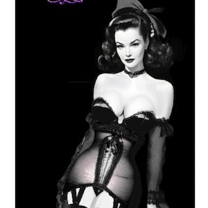LADY OCTAVIA 6 Strap Sheer Longline Victorian style  Girdle
